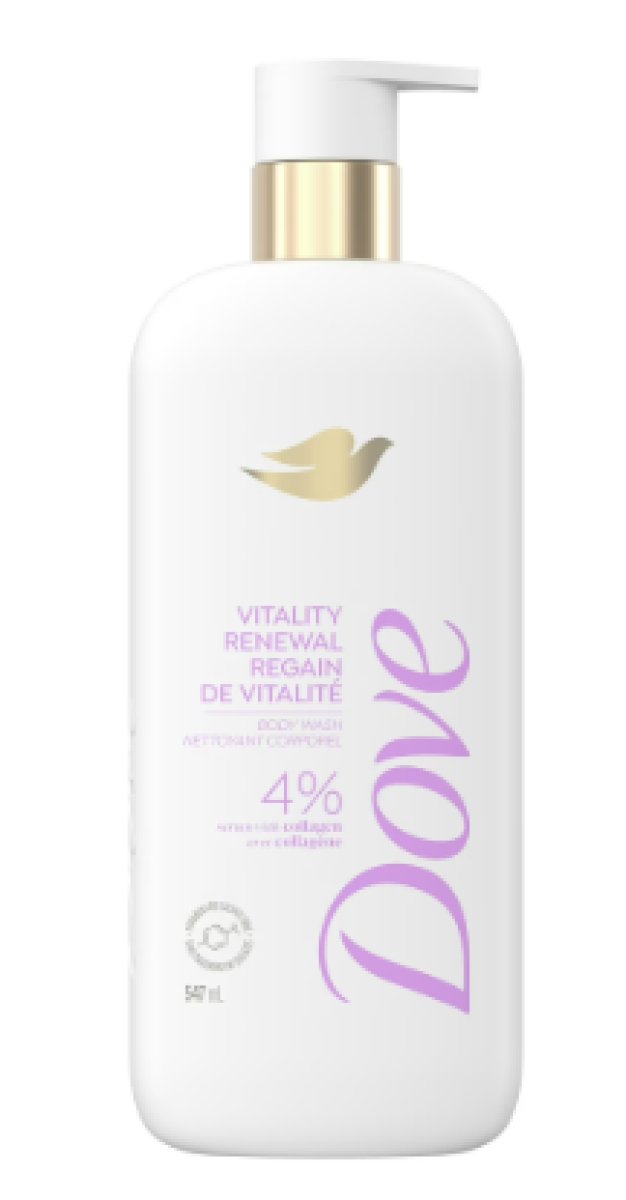 DOVE BODY WASH Vitality Renewal 4 Pieces 18.5 OZ./547 ML