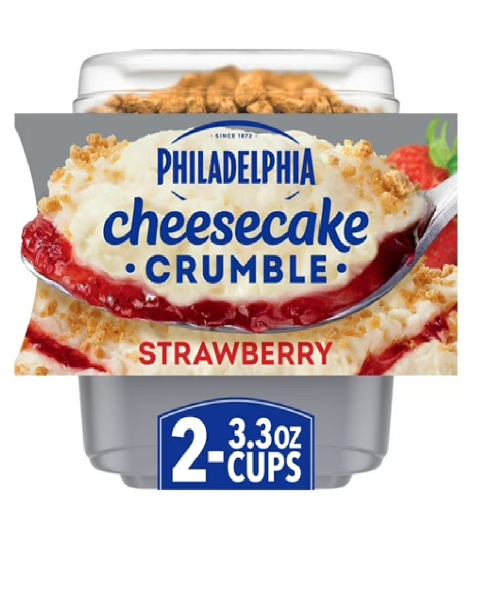Philadelphia Strawberry Cheesecake Crumble, 2-Pack, 3.25 oz Cups