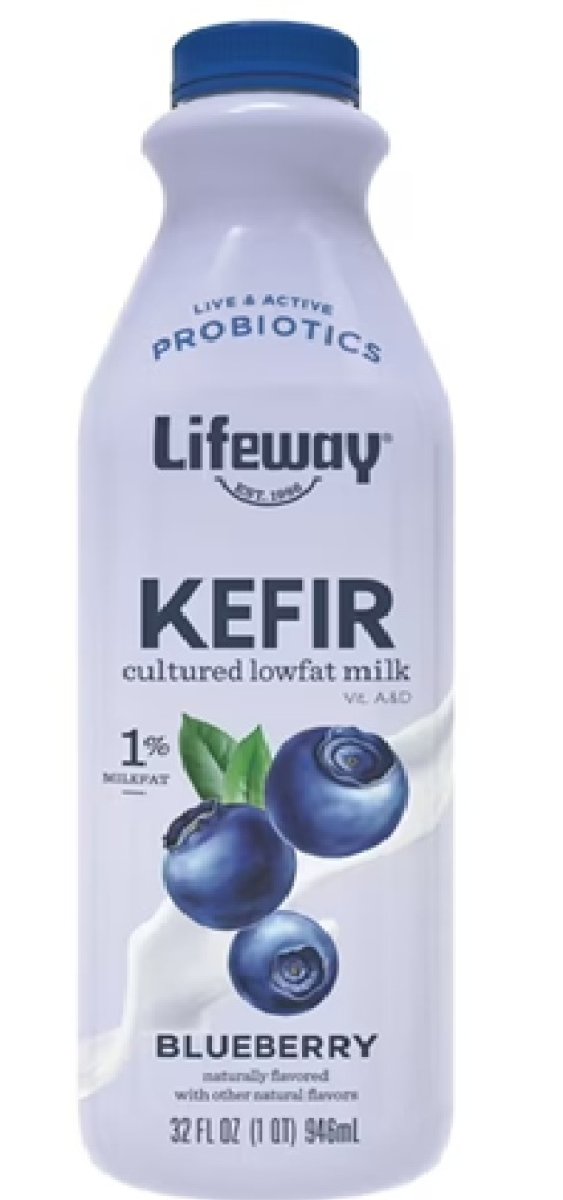 Lifeway Blueberry Kefir and Low Fat Milk 32 fl oz