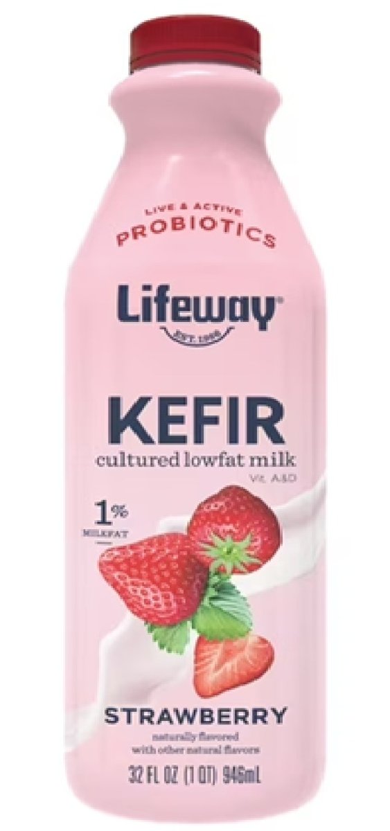 Lifeway Strawberry Kefir and Low Fat Milk 32 fl oz