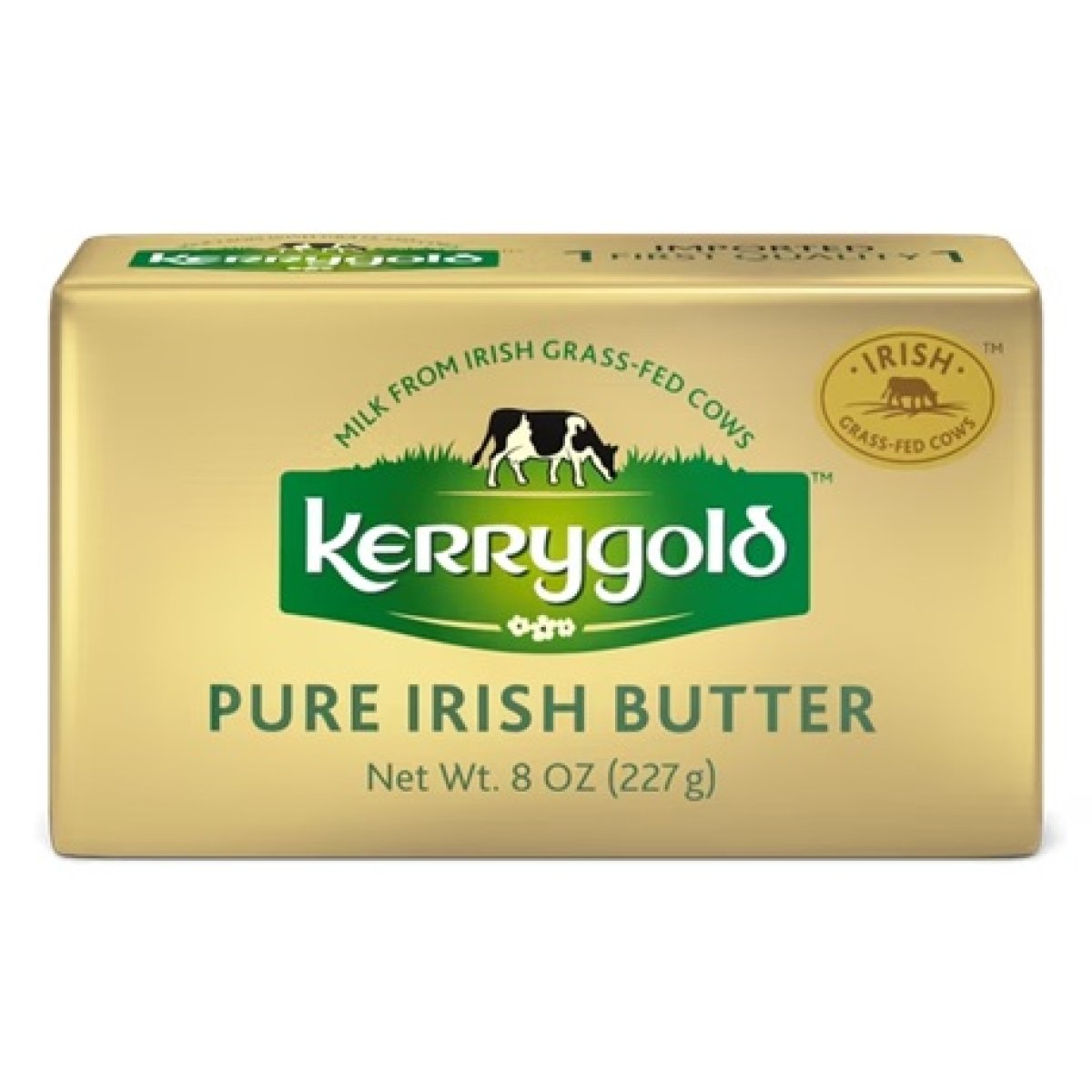 Kerrygold Grass-Fed Salted Pure Irish Butter, 8 oz.