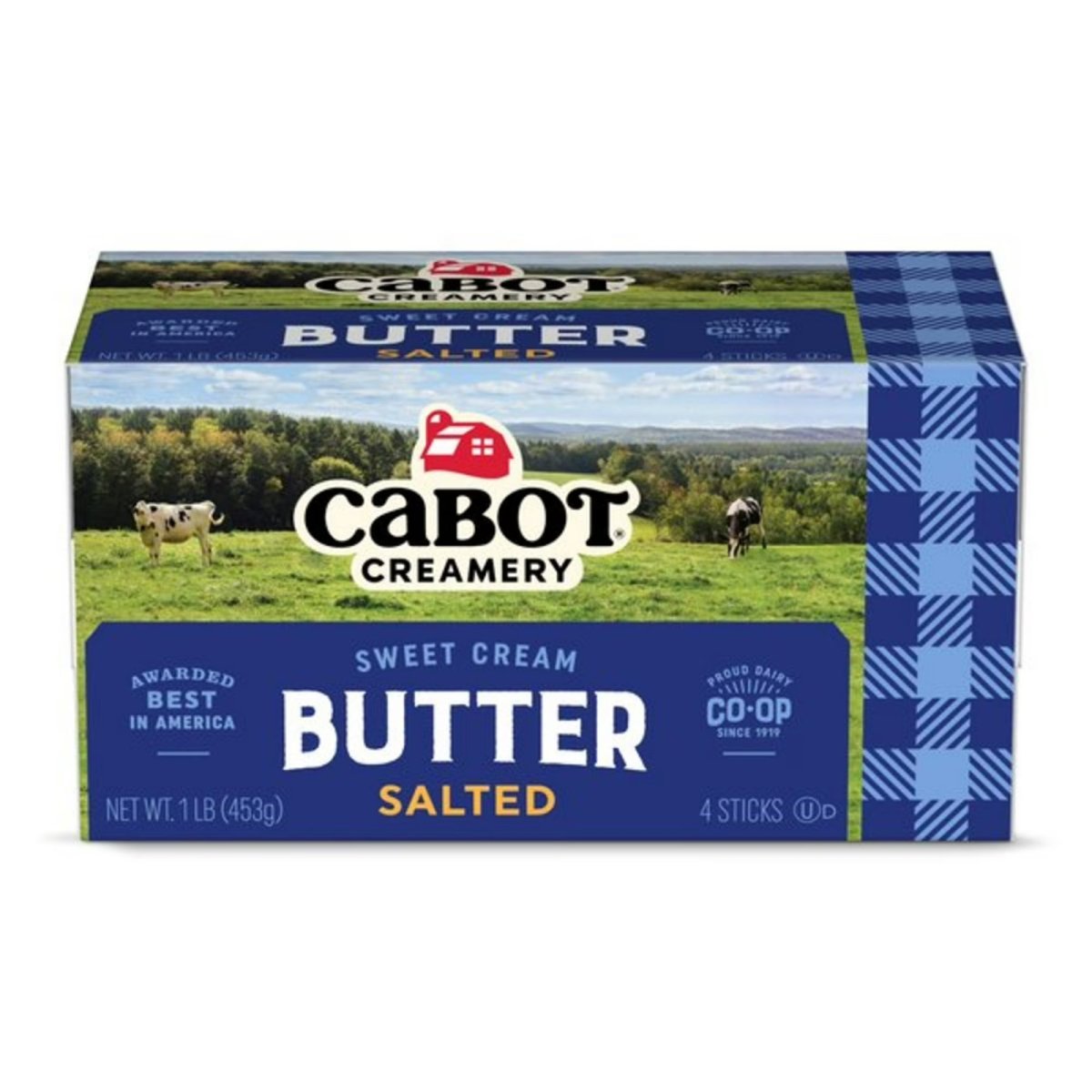 Cabot Creamery Salted Butter Sticks 1 lb (Refrigerated)