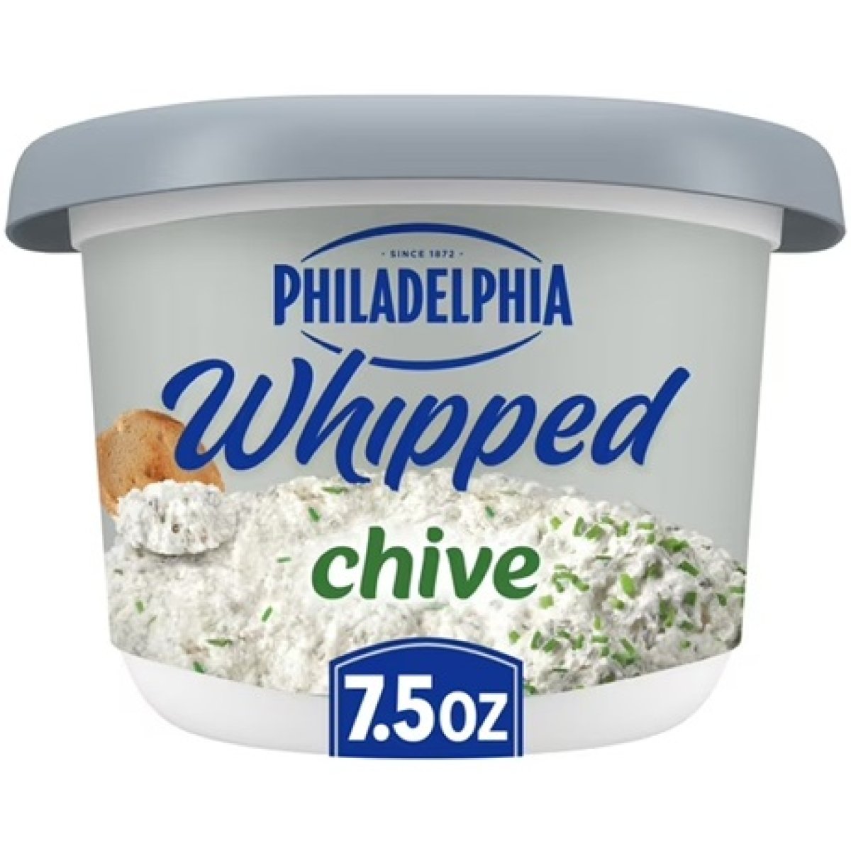 Philadelphia Chive Whipped Cream Cheese Spread, 7.5 oz Tub