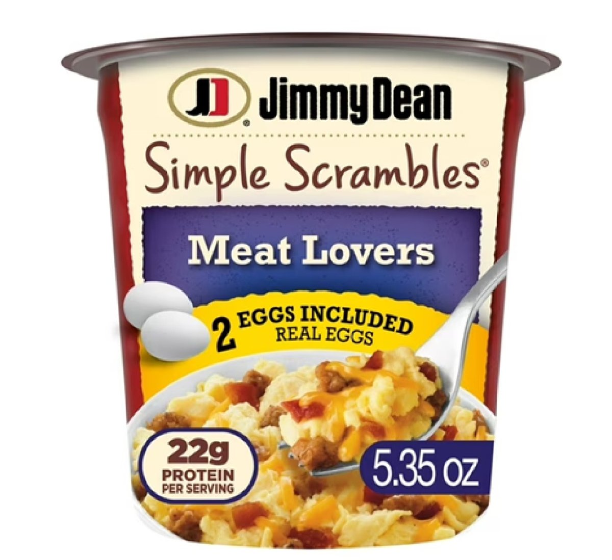 Jimmy Dean Simple Scrambles Cup, Meat Lovers, 5.35 oz