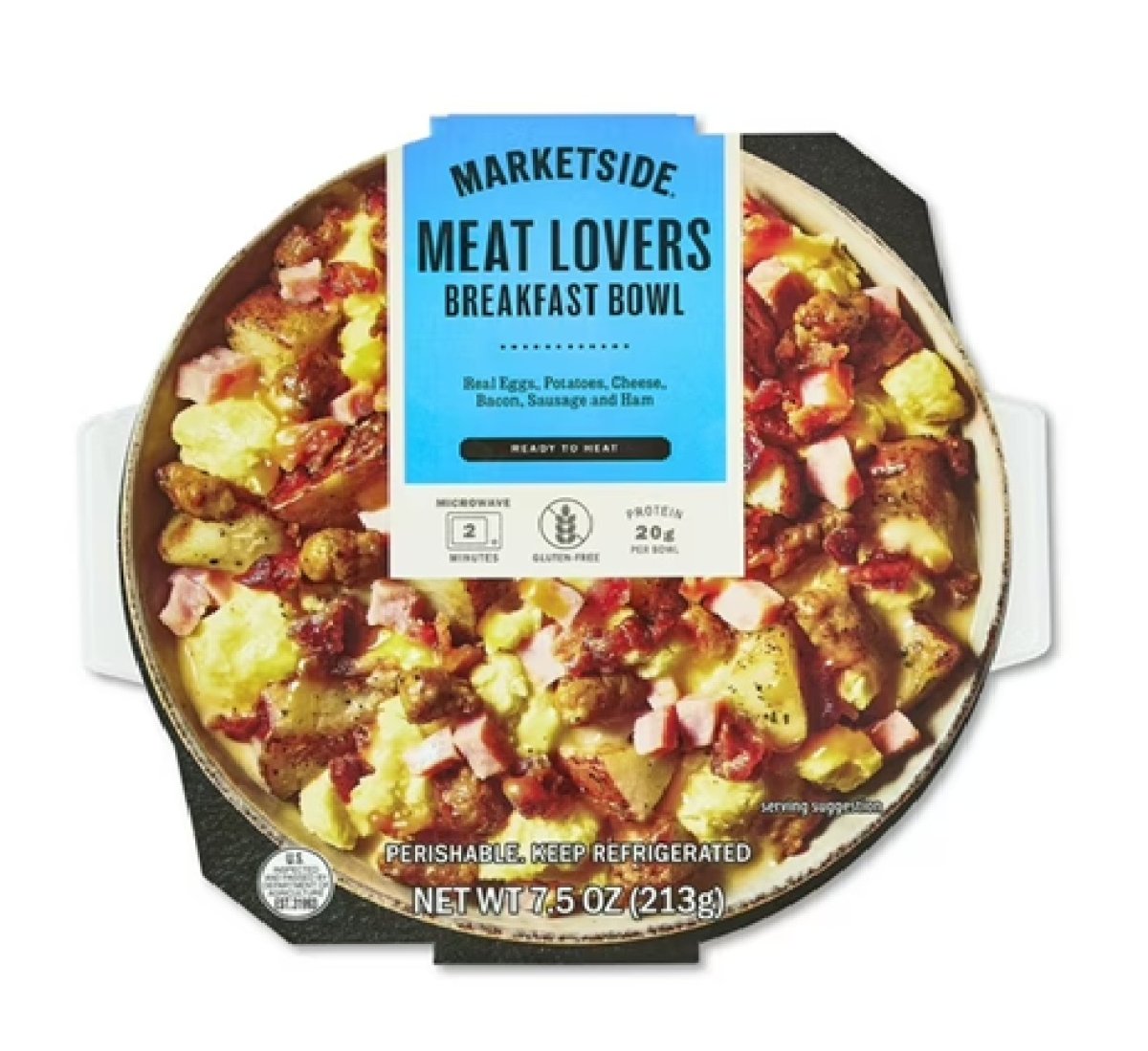 Marketside Meat Lover's Breakfast Bowl 7.5 oz (Refrigerated)