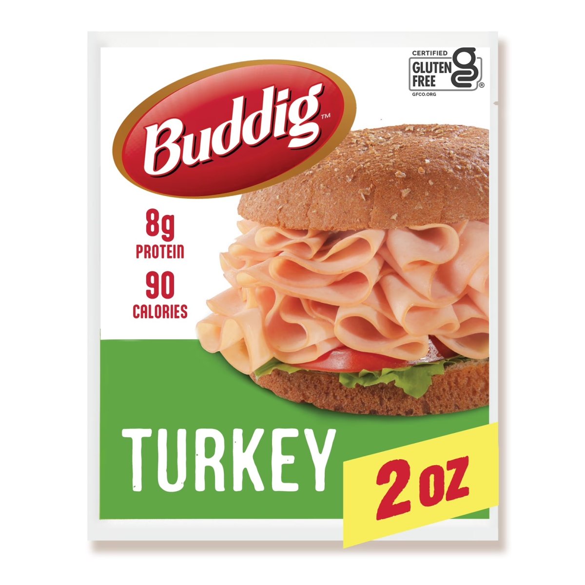 Carl Buddig, Turkey Lunchmeat 2 oz Plastic Pouch, Refrigerated