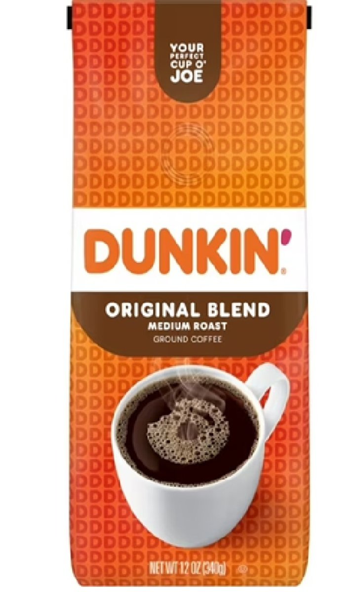 Dunkin' Original Medium Roast Ground Coffee Blend 12 oz Bag