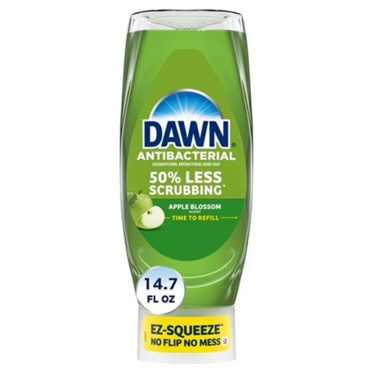 Dawn Ultra Antibacterial EZ-Squeeze Hand Soap, Apple Blossom, 14.7 Fl Oz