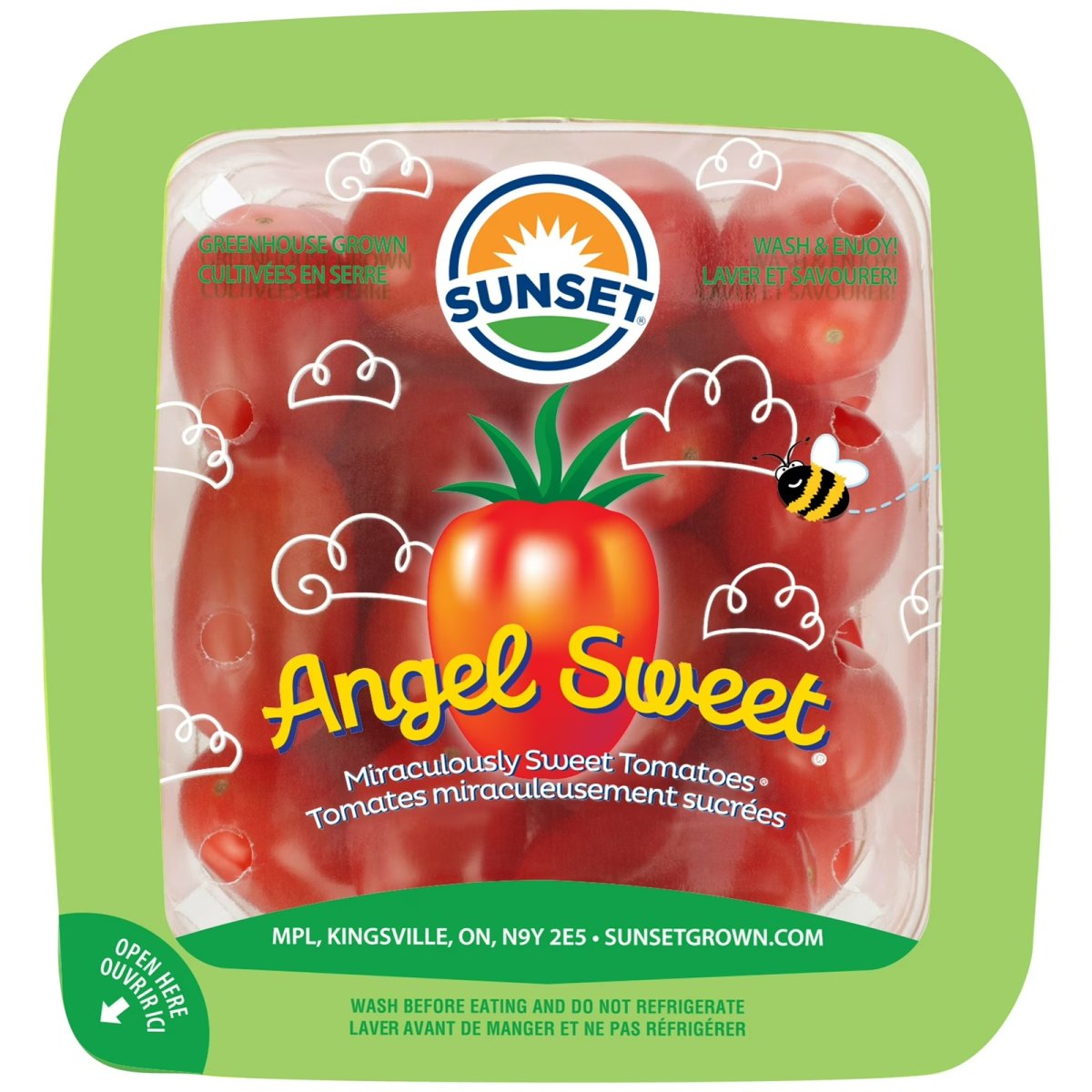 Sunset Angel Sweet Tomatoes, 1 Pint Pack, Fresh