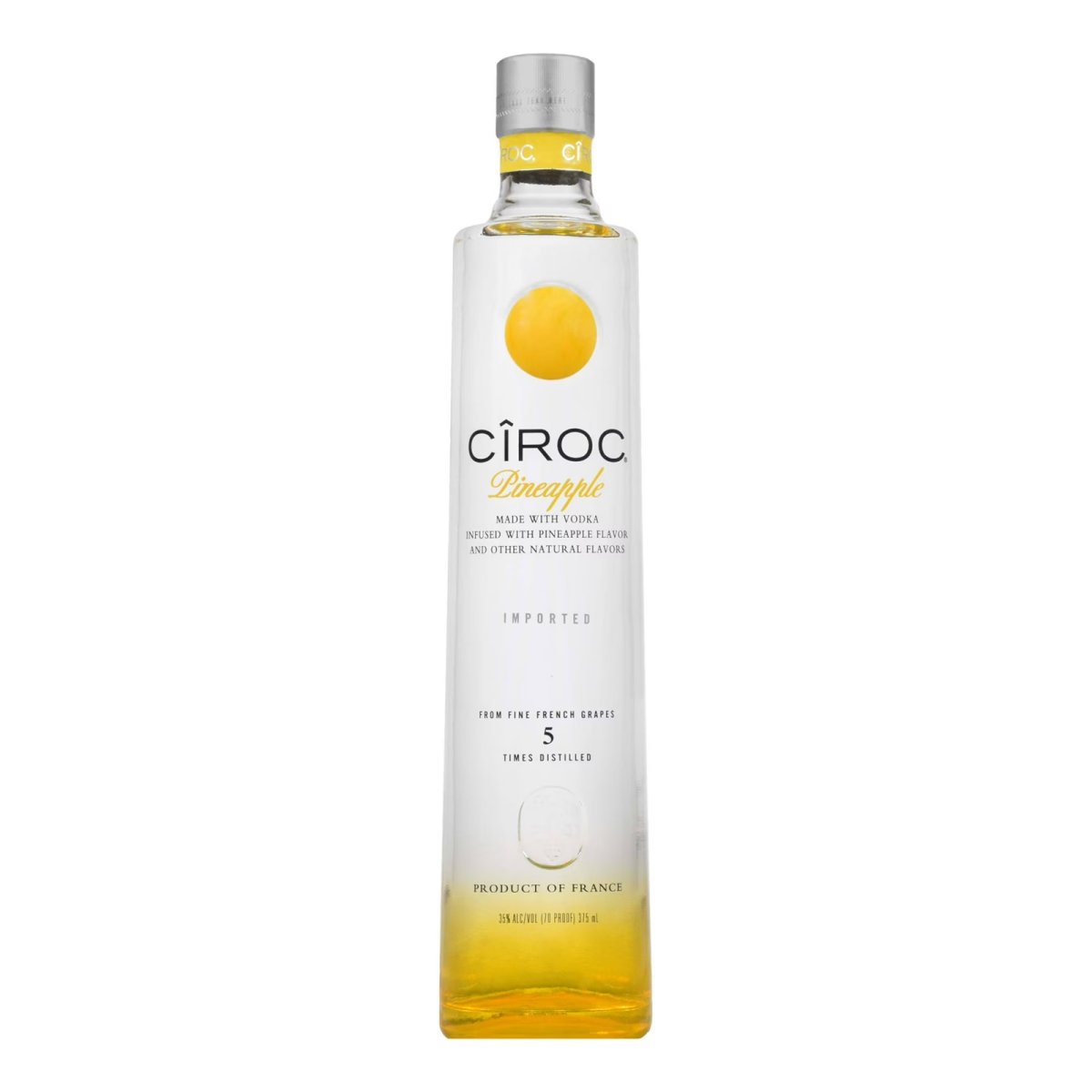 CIROC Pineapple (Made with Naturally Flavored Vodka), 375 mL, 35% Adv