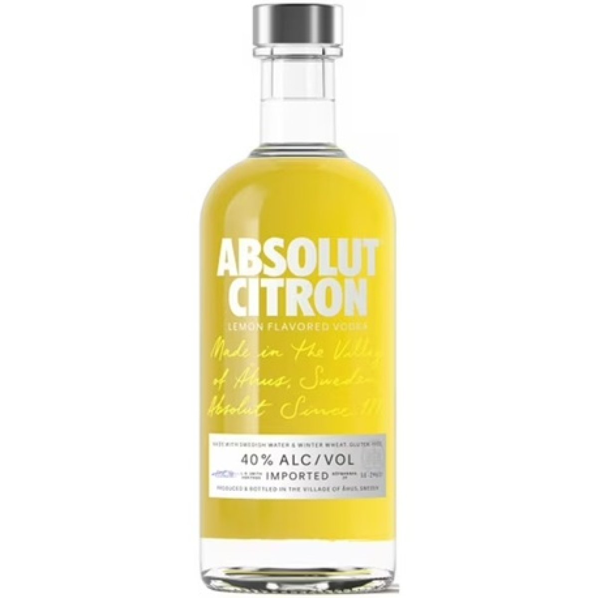 Absolut Citron Flavored Vodka, 375ml Bottle, 40% ABV