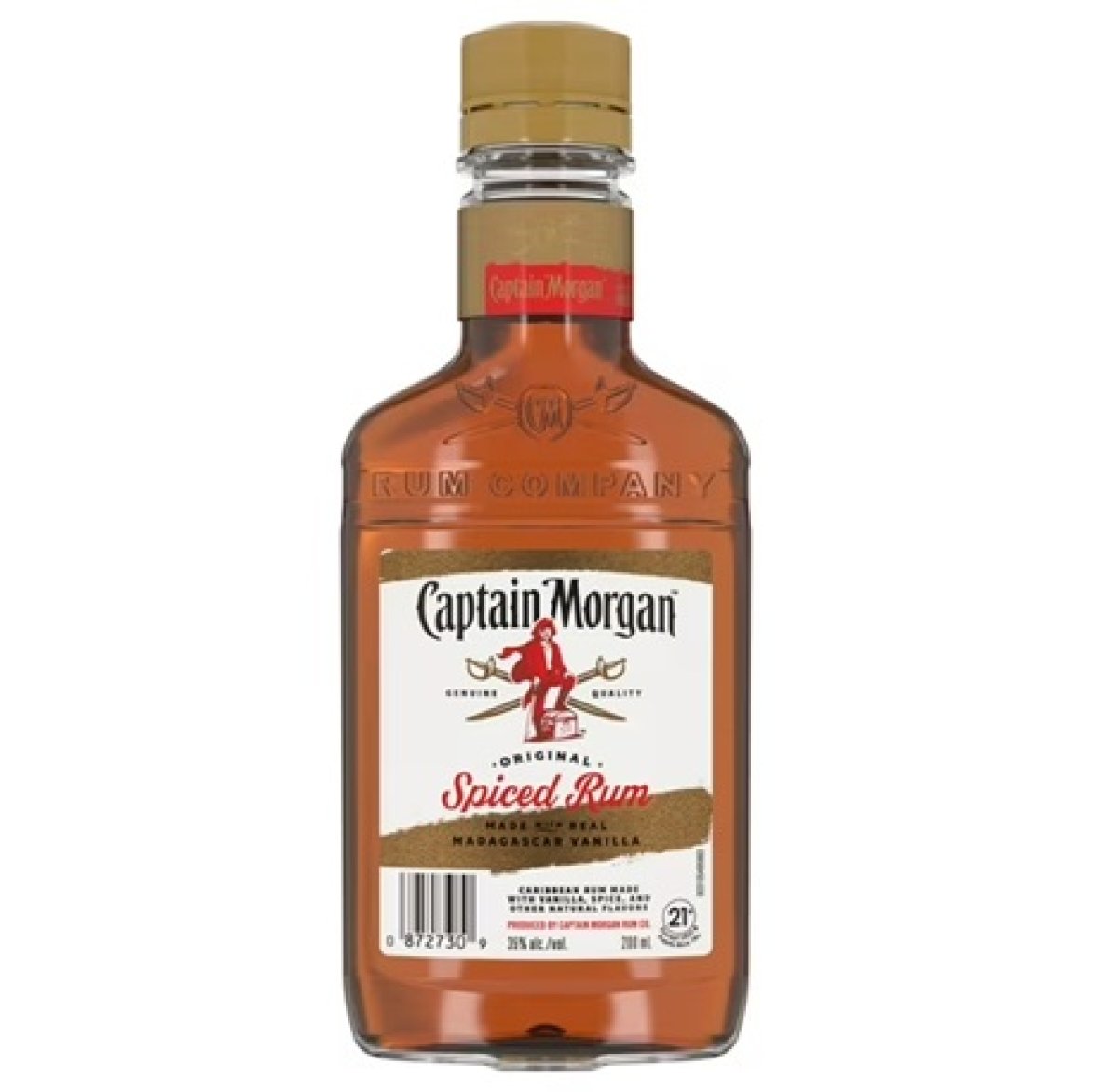 Captain Morgan Original Spiced Rum 200ml Bottle, 35% Abs