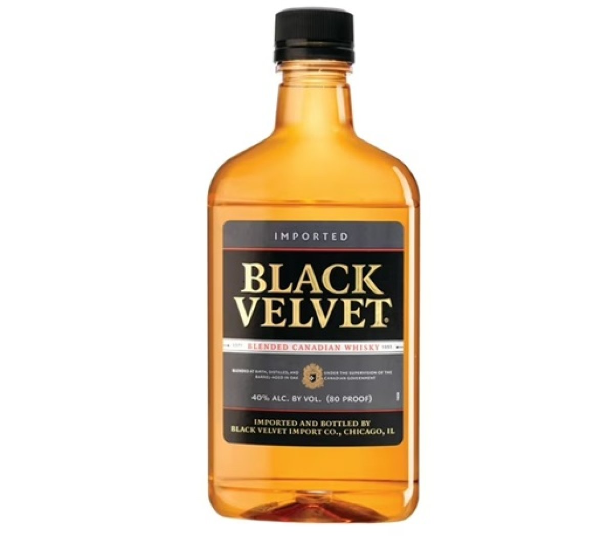 Black Velvet Canadian Whisky, 3 Years Old, 375ml Pet Bottle, 40% ABV