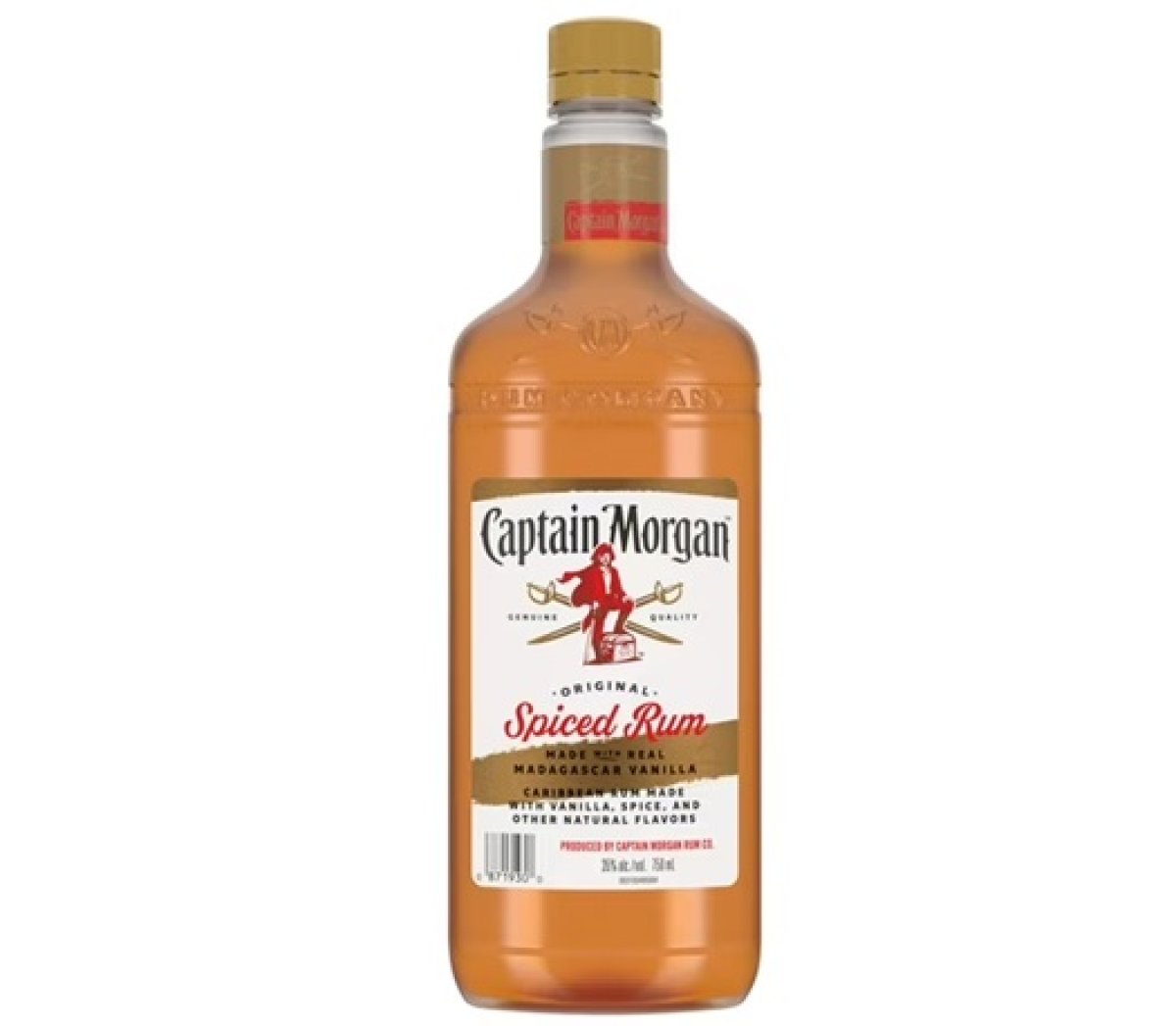 Captain Morgan Original Spiced Rum 750ml Bottle, 35% Abs