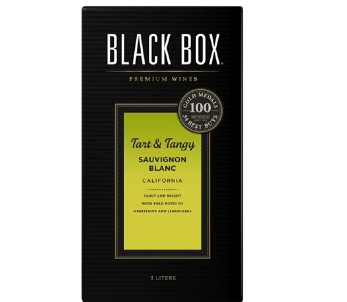 Black Box Tart Sauvignon Blanc White Wine and Spicy, 3L Box