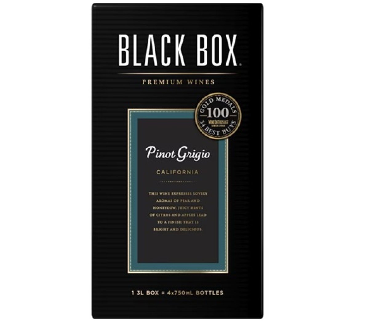 Black Box Pinot Grigio White Wine, 3L Box
