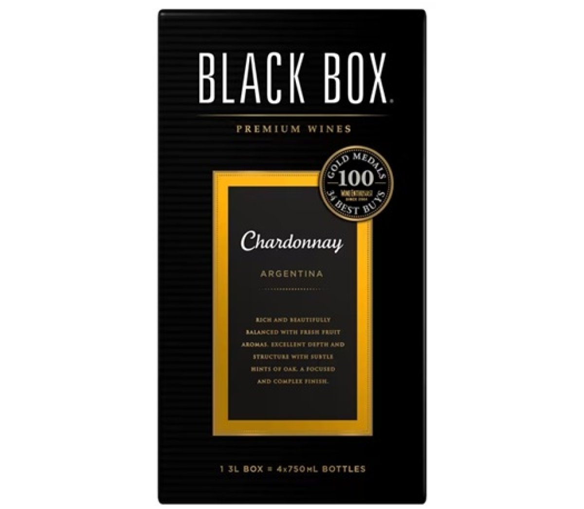 Black Box Chardonnay White Wine, 3L Box