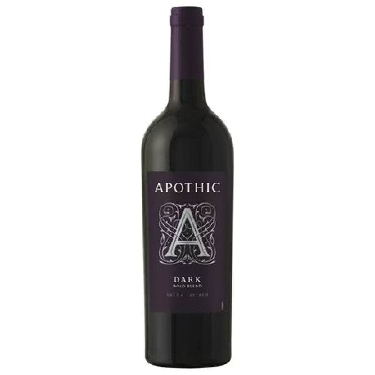 Apothic Red Blend Dark California, 750ml Glass Bottle, 14% Alcohol Content