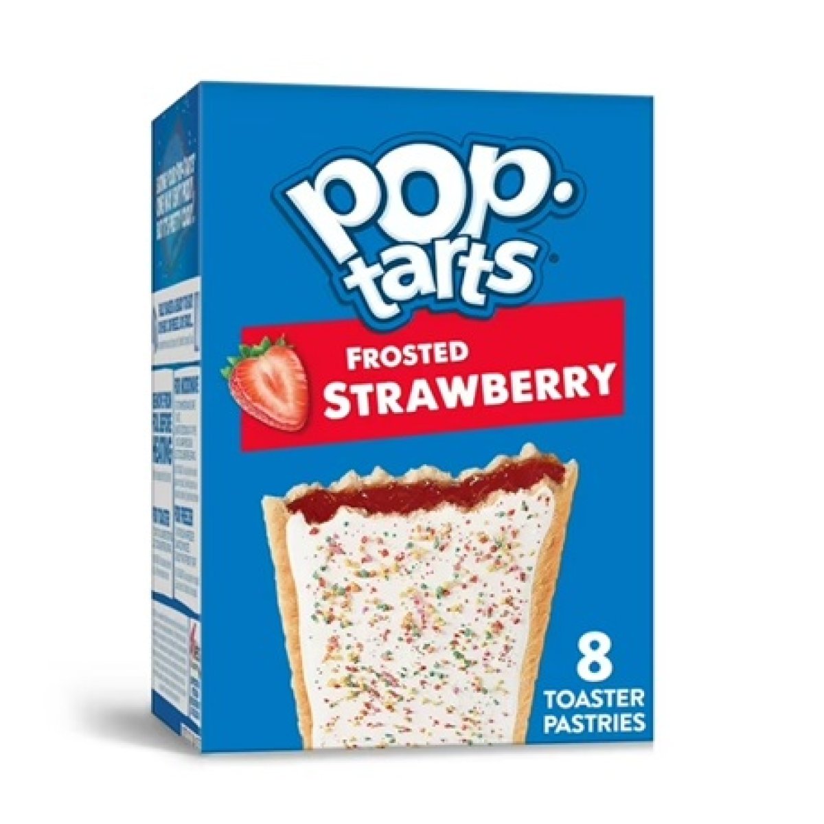 Pop-Tarts Strawberry Toaster Cakes, Iced Breakfast Food, Non-Perishable, 13.5 oz (8 Units)