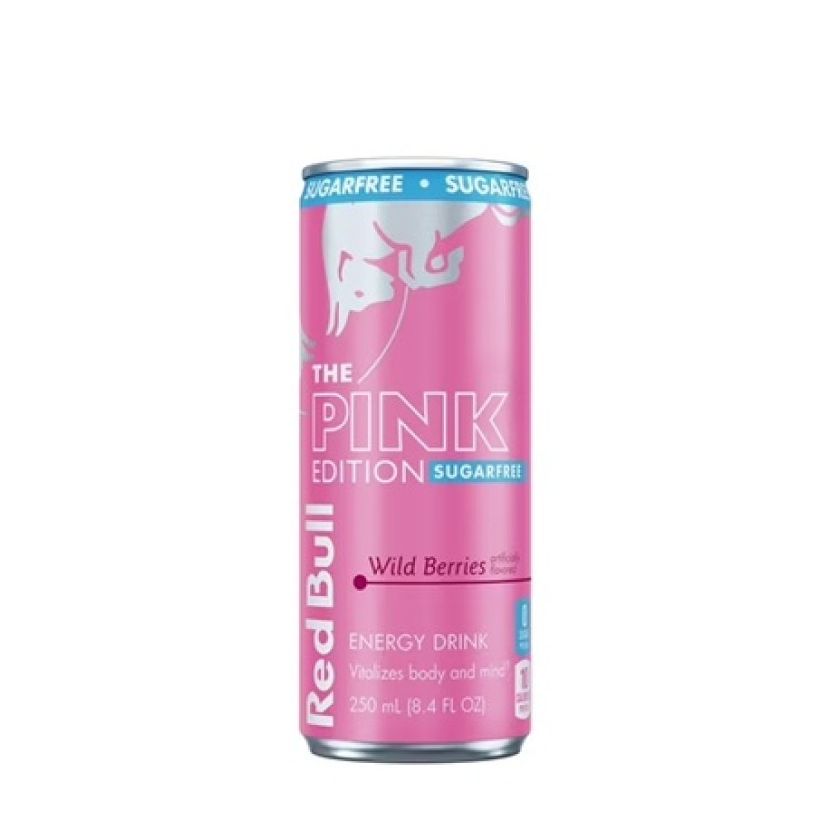 Red Bull Pink Edition Sugarfree Wild Berries Energy Drink, 8.4 fl. Oz. Can, 80 Mg Caffeine