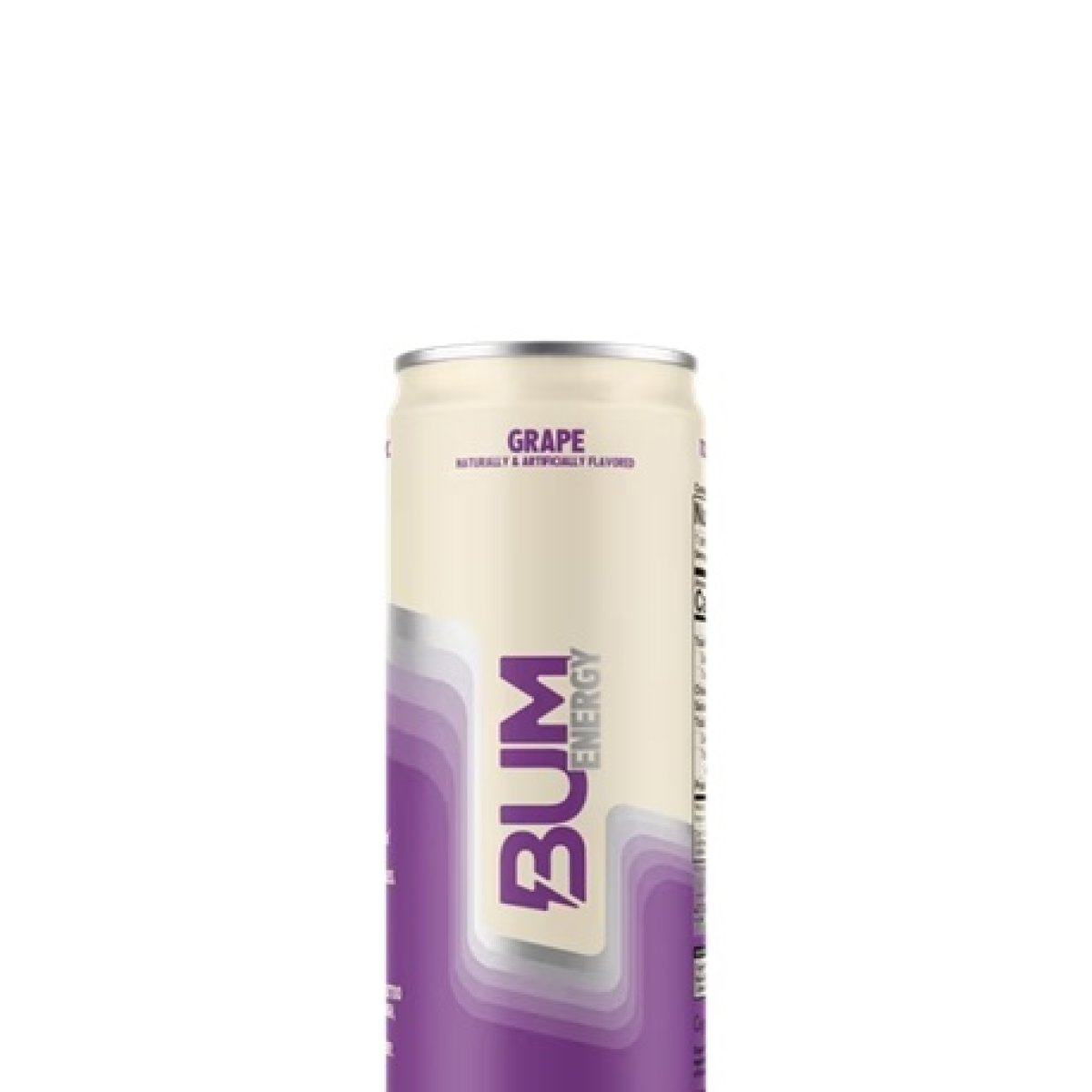 BUM Raw Nutrition Energy Drink, 112 mg Natural Caffeine, Grape, 12 fl oz