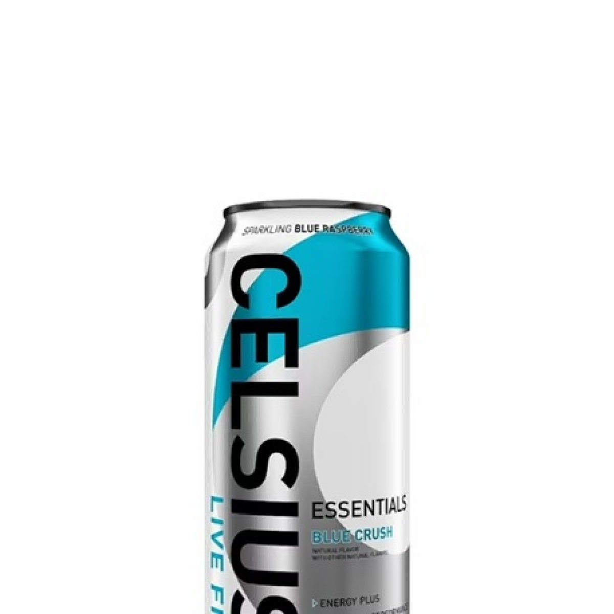 CELSIUS ESSENTIALS, Blue Glitter, High Performance Energy Drink, 16 fl oz Single Can
