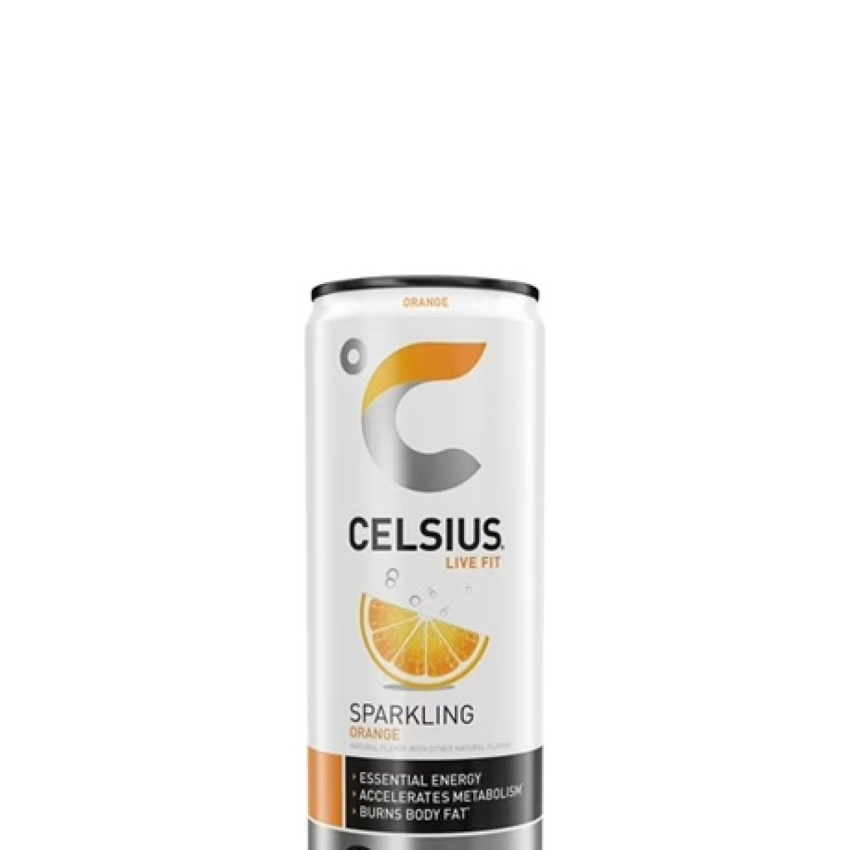 CELSIUS Sparkling Orange, Functional Energy Drink, 12 fl oz Single Can