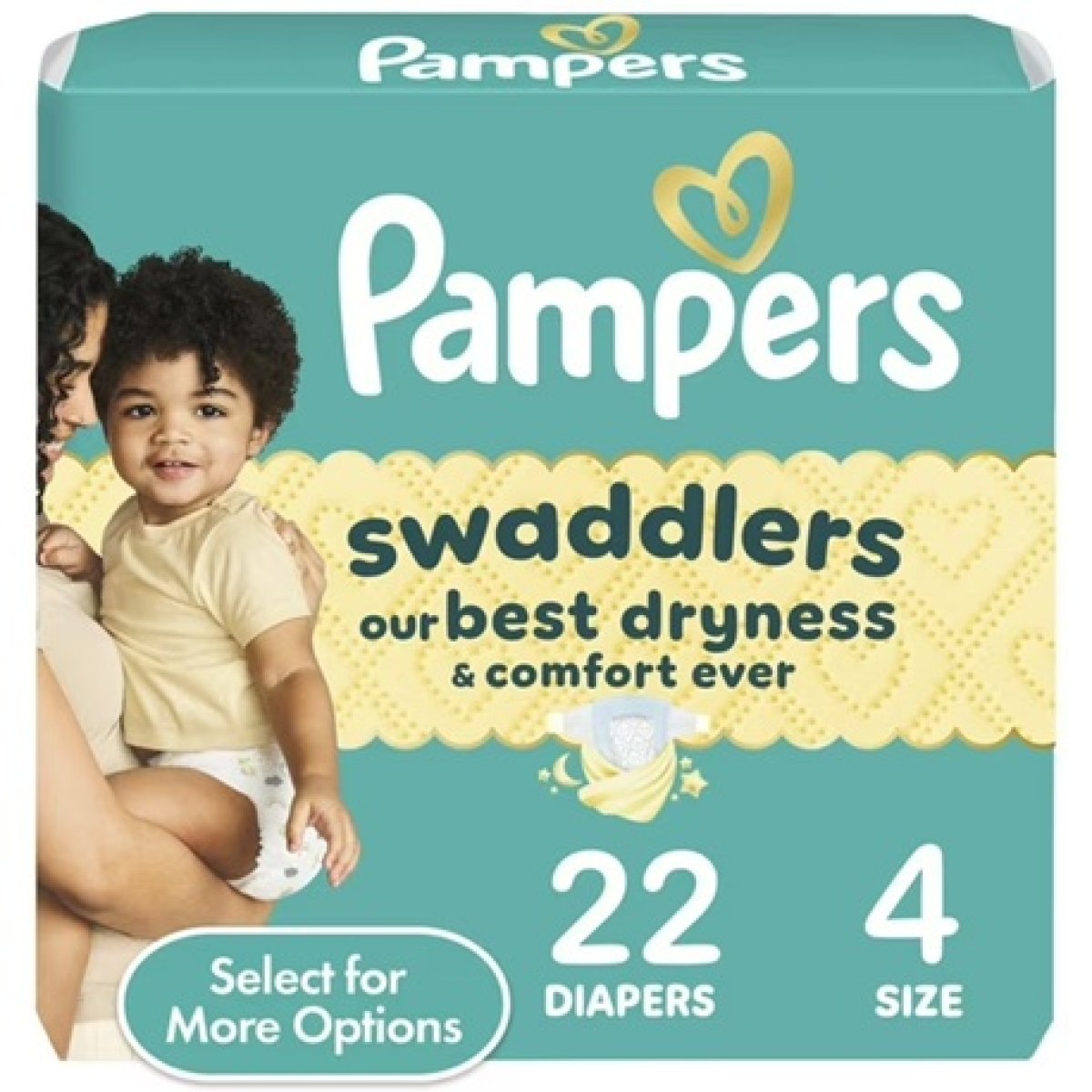 Pampers Swaddlers Active Baby Diaper Size 4 22 Units (Select for More Options)