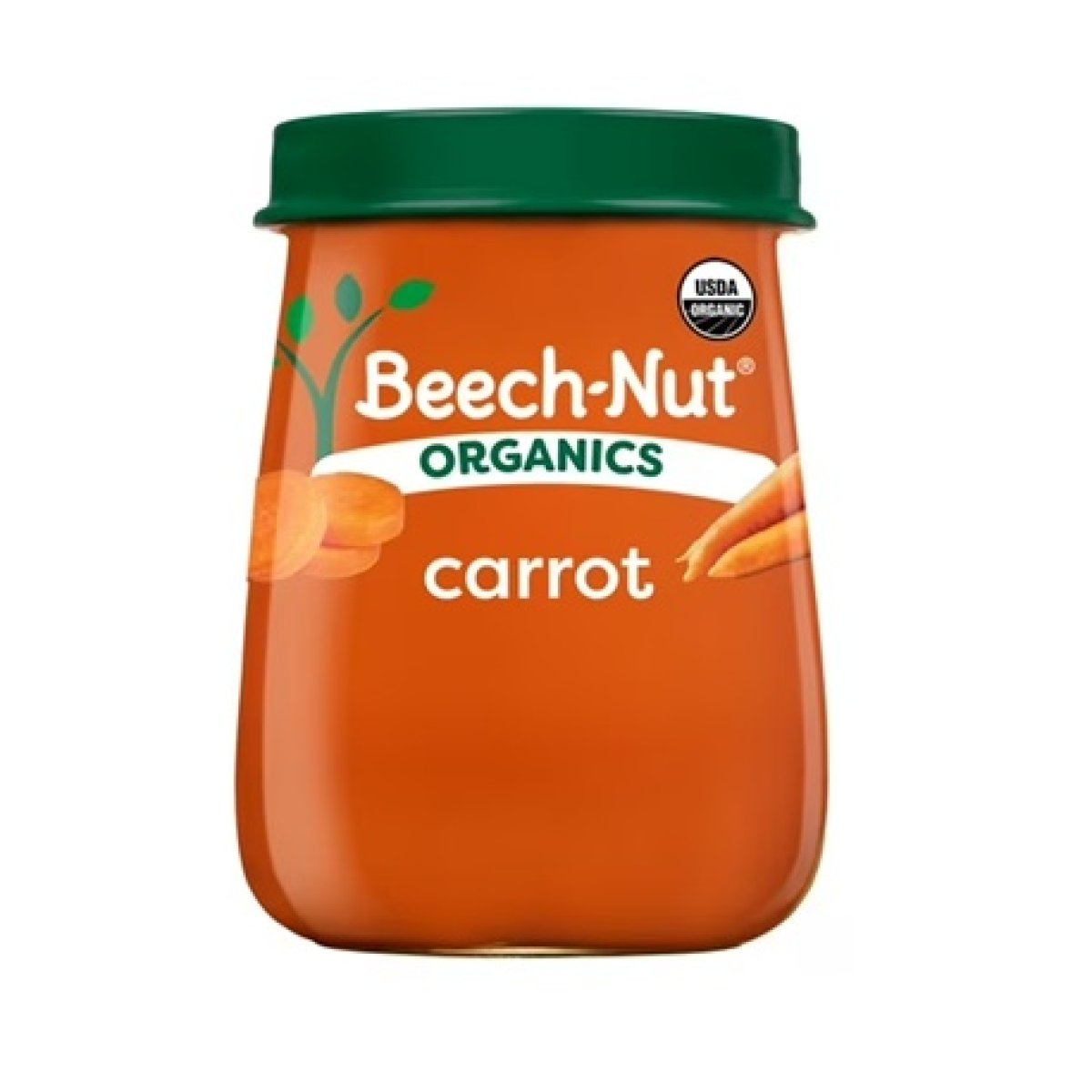 Beech-Nut Organics Stage 1 Organic Baby Food, Carrots, 4 oz Jar