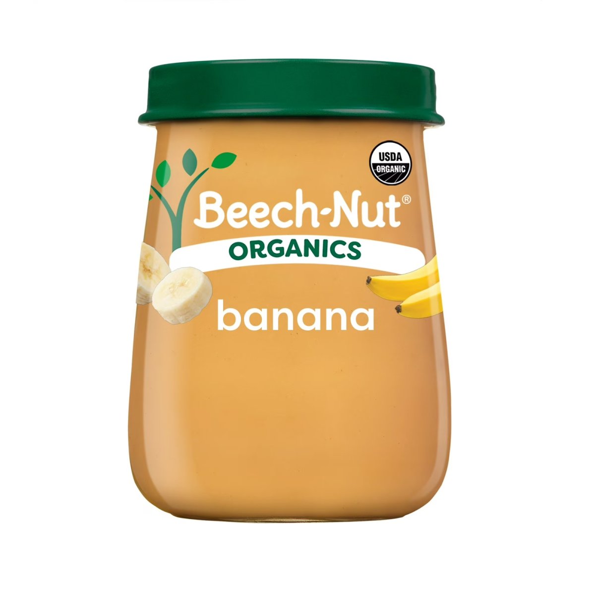 Beech-Nut Organics Stage 1 Organic Baby Food, Banana, 4 oz Jar