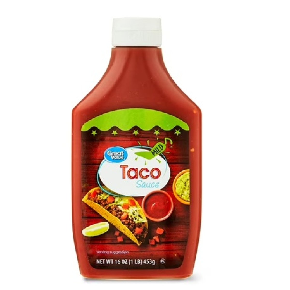 Great Value Paleo Keto Mild Gluten-Free Taco Salsa Bottle, 16 oz