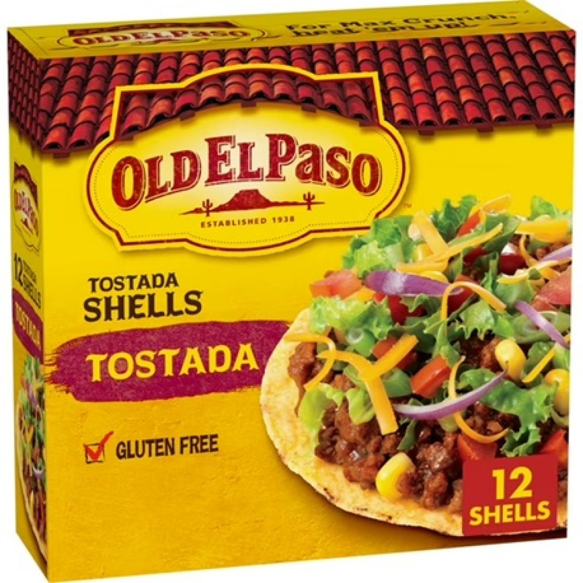 Old El Paso Gluten Free Tostada Shells, 12 Count,