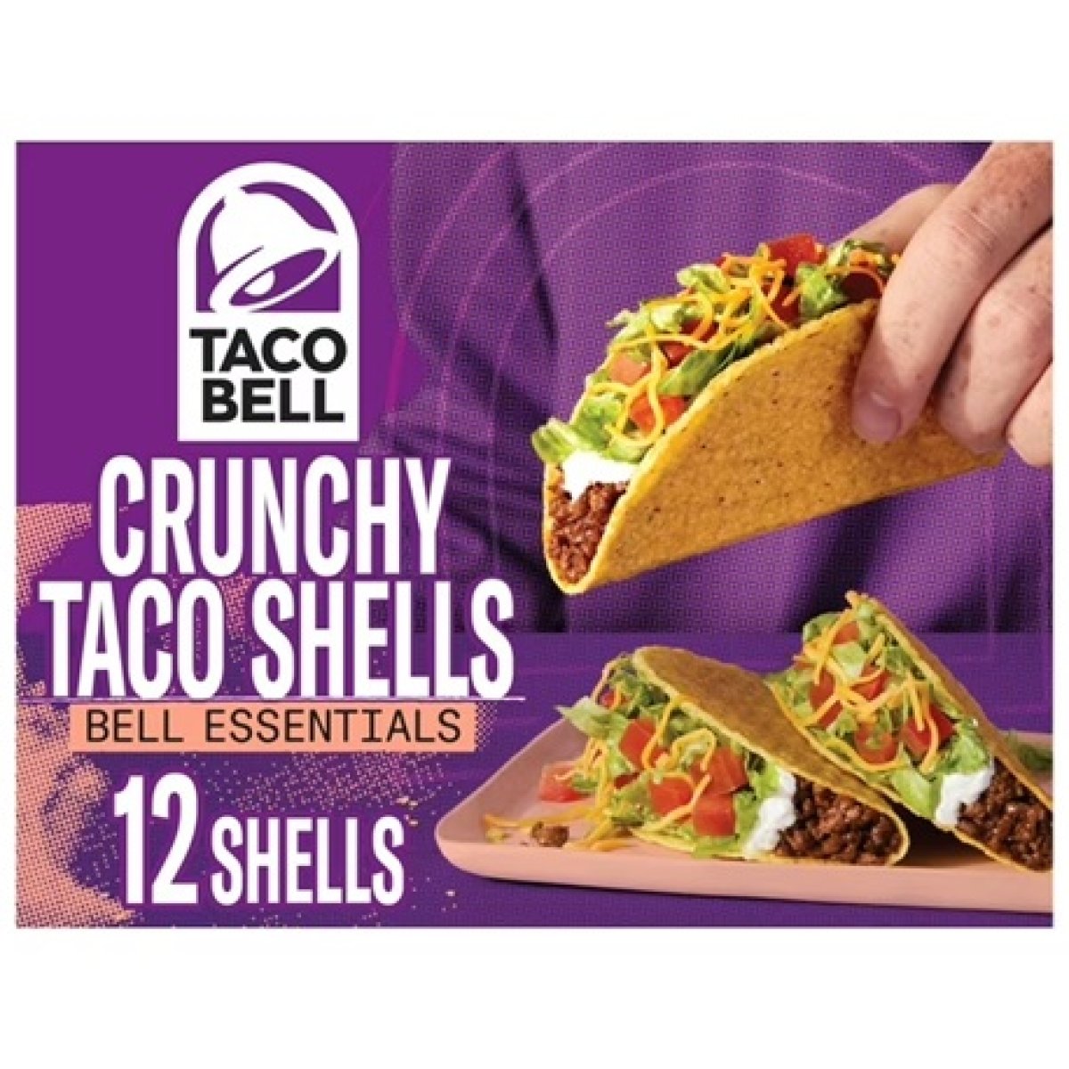 Taco Bell Crispy Tacos 12 Units, 4.5 oz Box