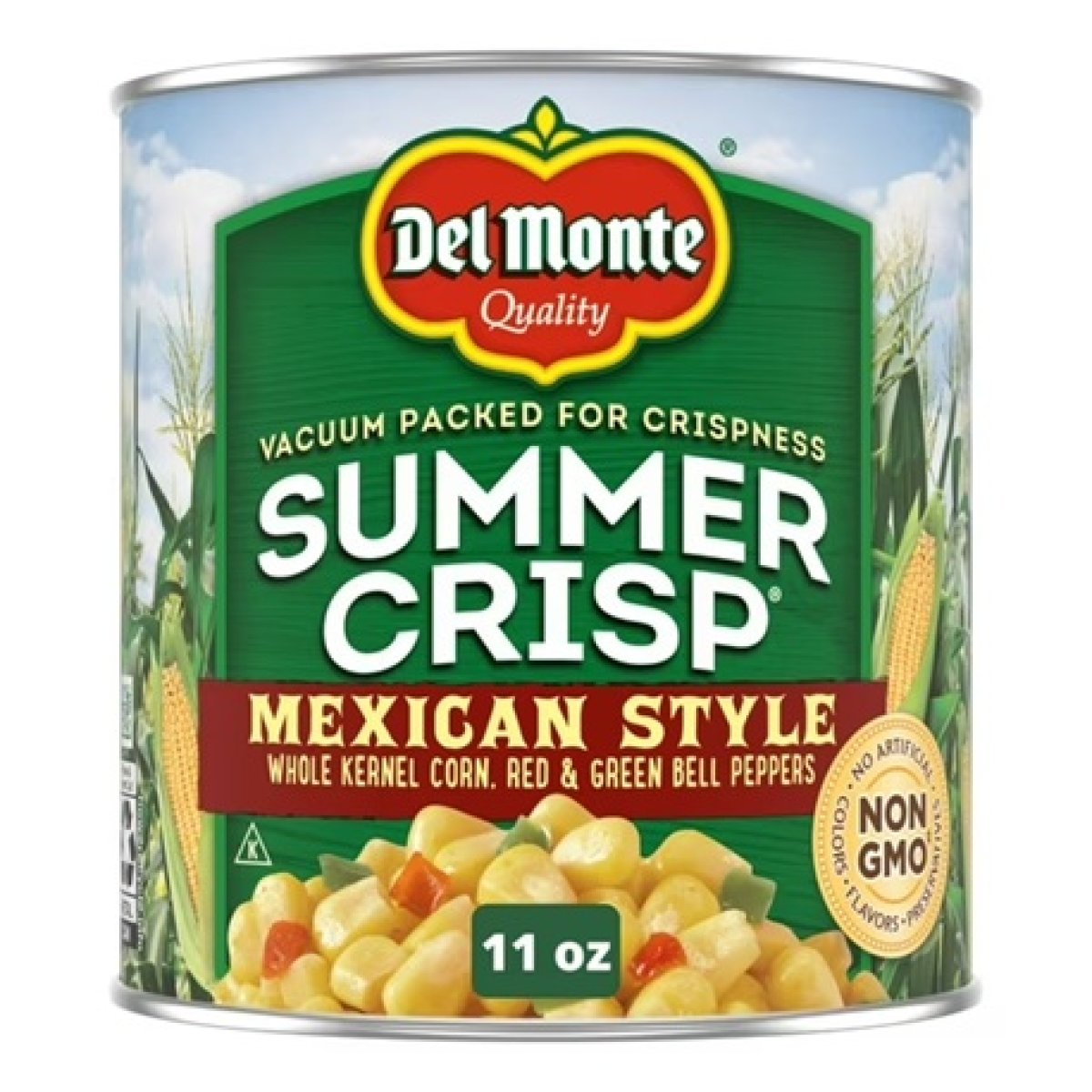 Del Monte Mexican Style Summer Crispy Corn 11 oz Can, Canned Vegetables