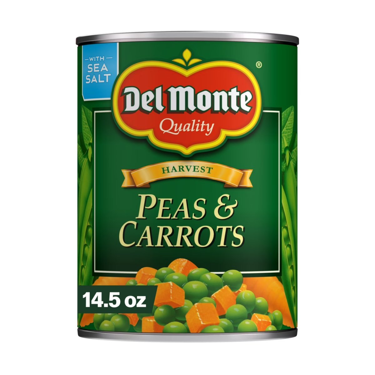 Del Monte Canned Peas and Carrots Vegetables, 14.5 oz Can