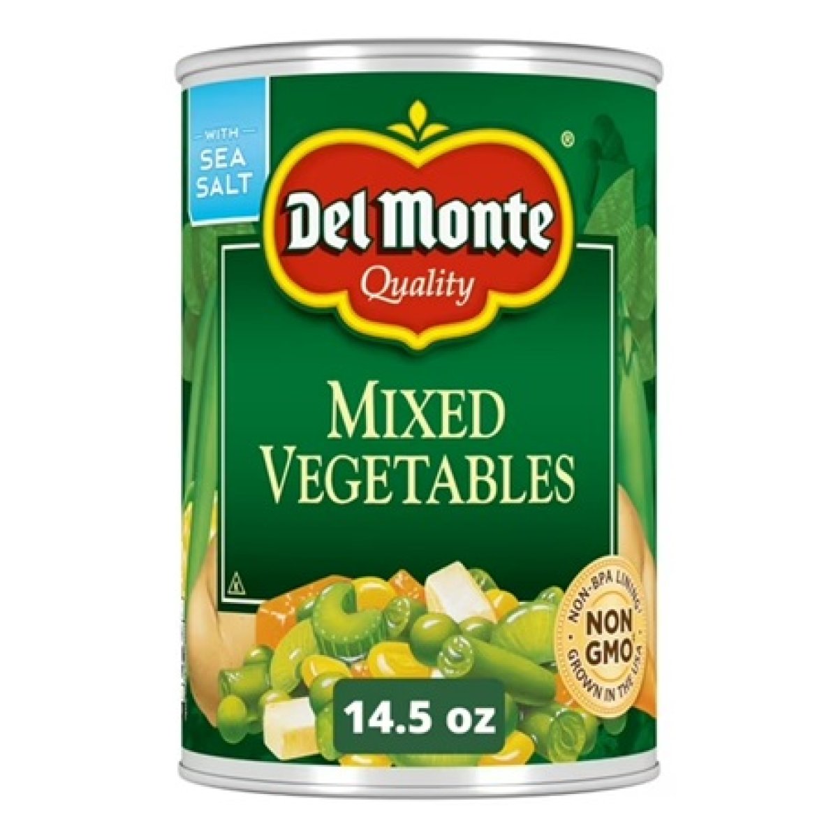 Del Monte Mixed Vegetables Canned Vegetables, 14.5 oz Can