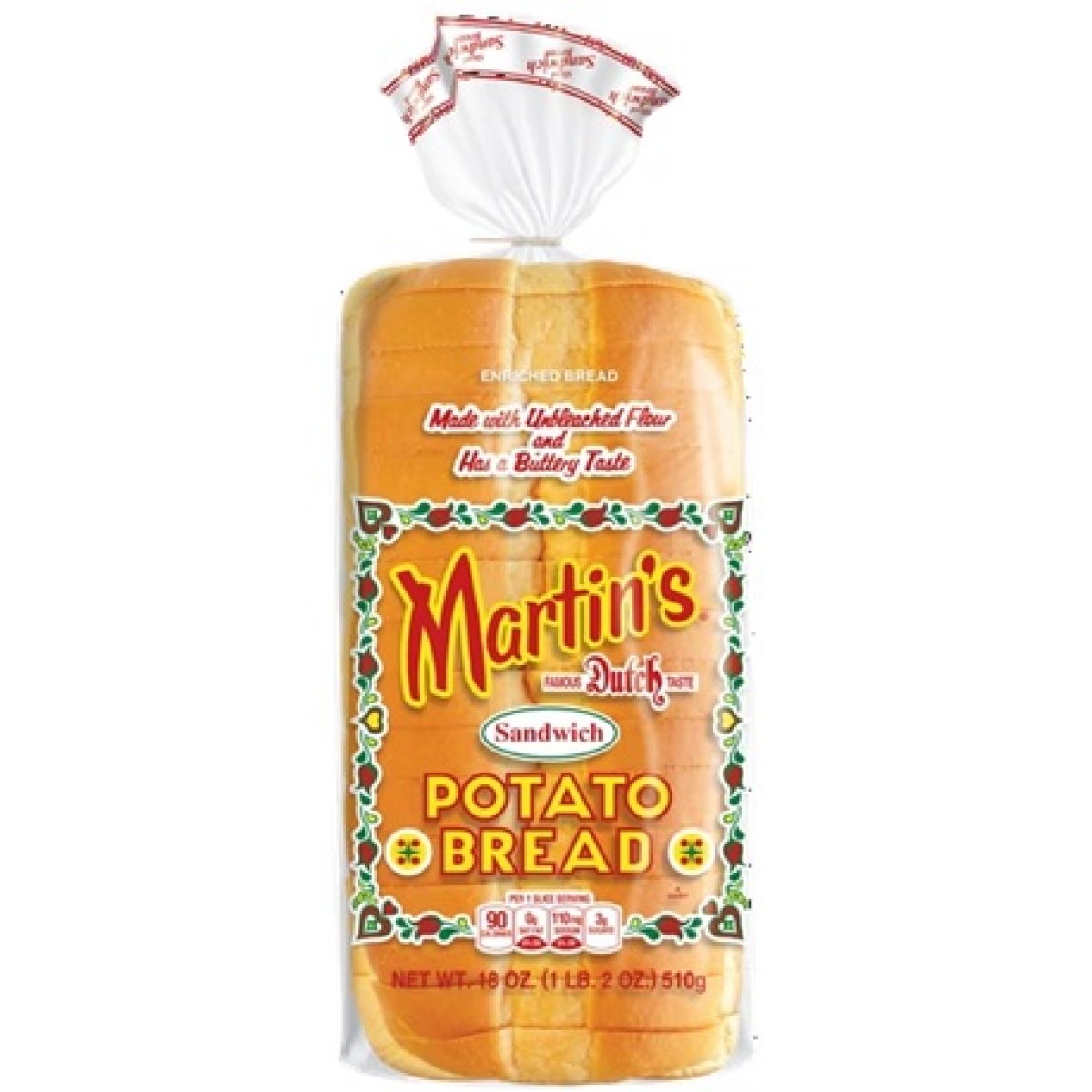 Martin's Potato Sandwich Bread 20 oz, Sliced