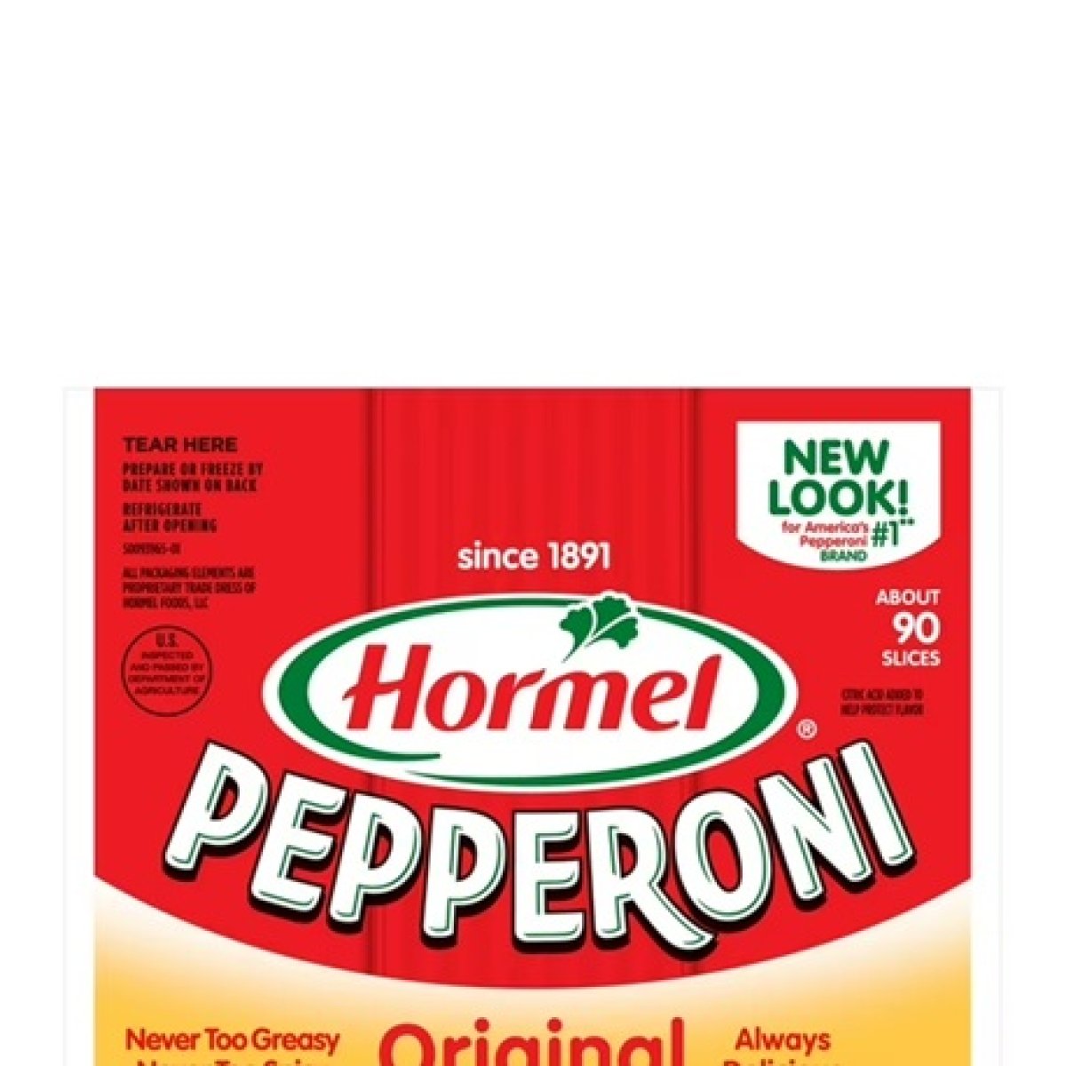 HORMEL, Pepperoni, Pizza Topping, Gluten Free, Original, 6 oz Bag