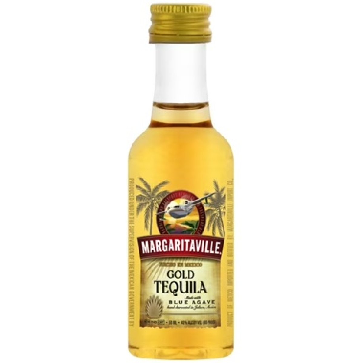 Margaritaville Gold Tequila, 50ml 80 Degrees
