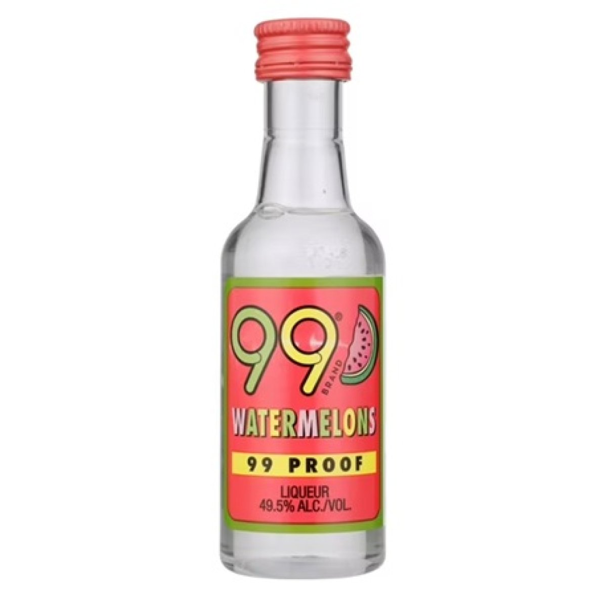 99 Brand Watermelon Liqueur, 50ml Liquor, 49.5% Alcohol