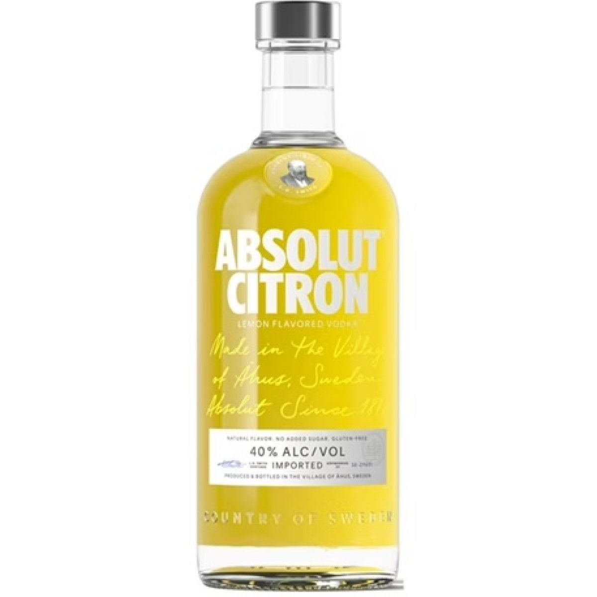 Absolut Lemon Flavored Vodka 750ml Bottle, 40% Abs