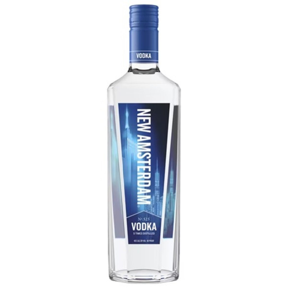 New Amsterdam Vodka Original 750ml Glass Bottle, 40% ABV