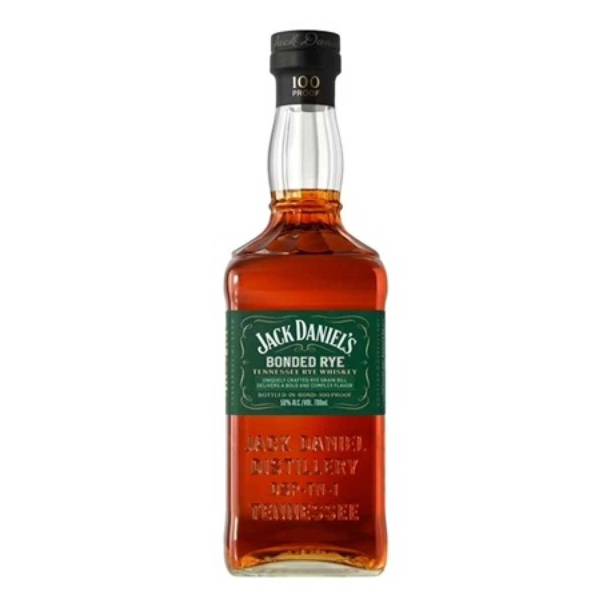 Jack Daniel's 100 Proof Rye Tennessee Whiskey, 700ml Bottle