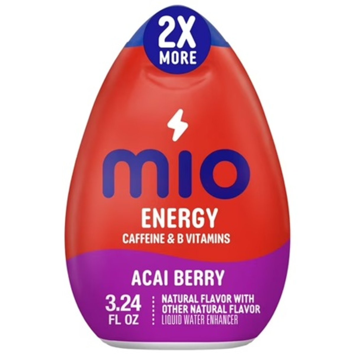 Mio Energy Acai Berry Flavored with Other Naturally Flavored Liquid Water Booster, 3.24 fl oz Bottle
