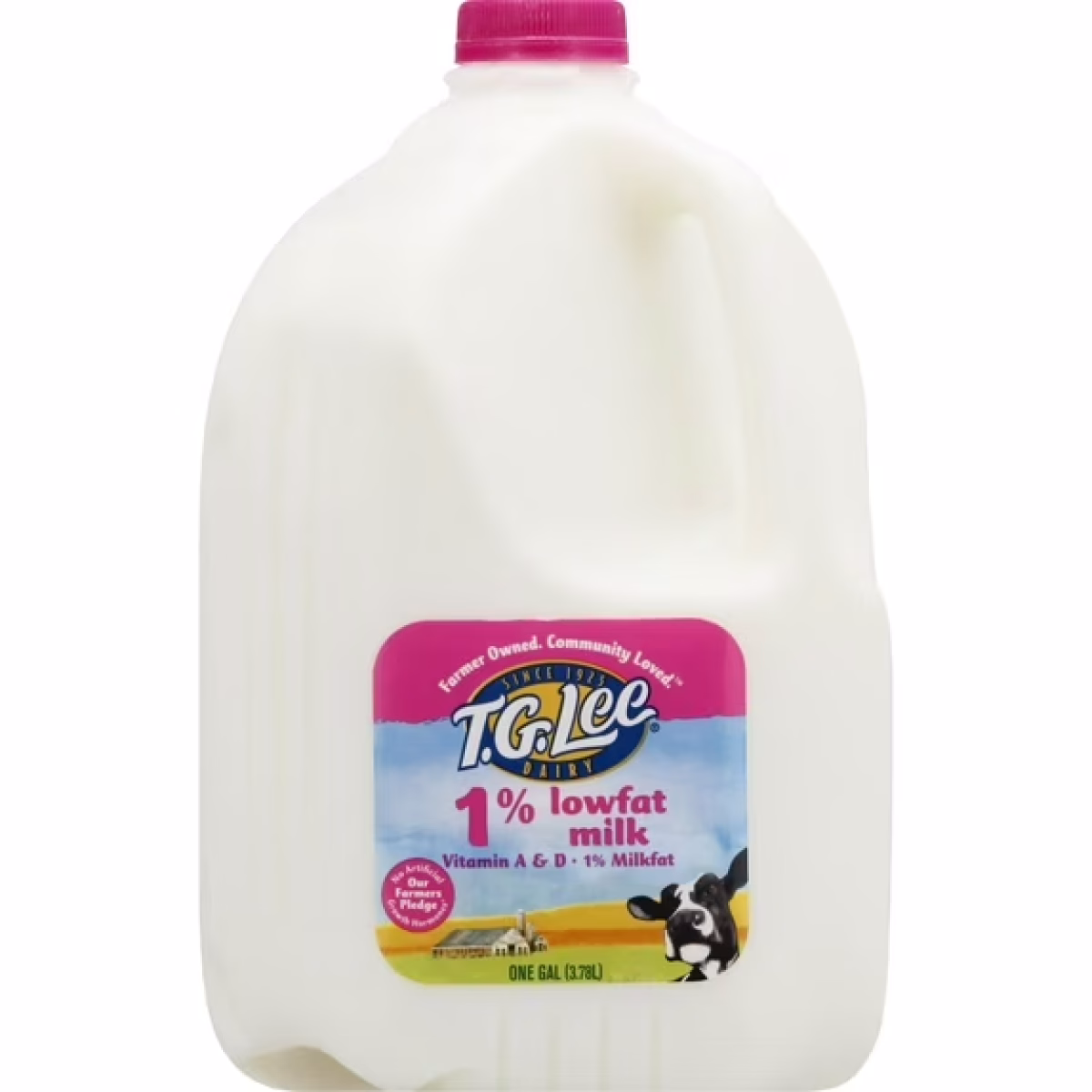 T.G. Lee 1% Low Fat Milk - 128 fl oz
