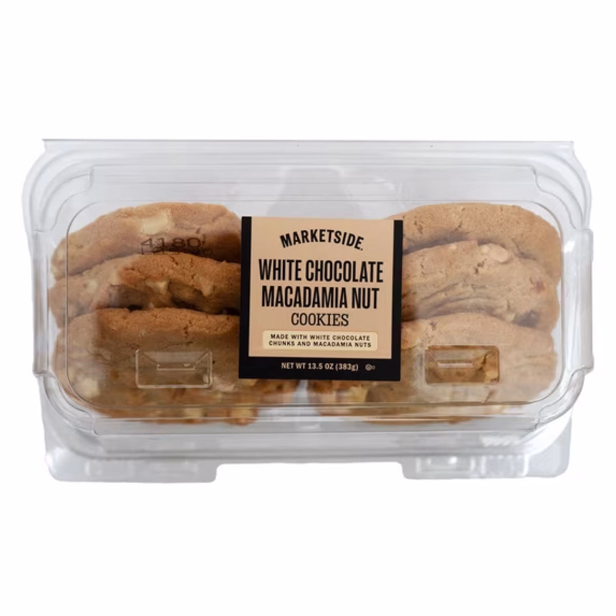 Marketside Decadent White Chocolate Macadamia Nut Baked Cookies, 13.5 oz, 6 Count