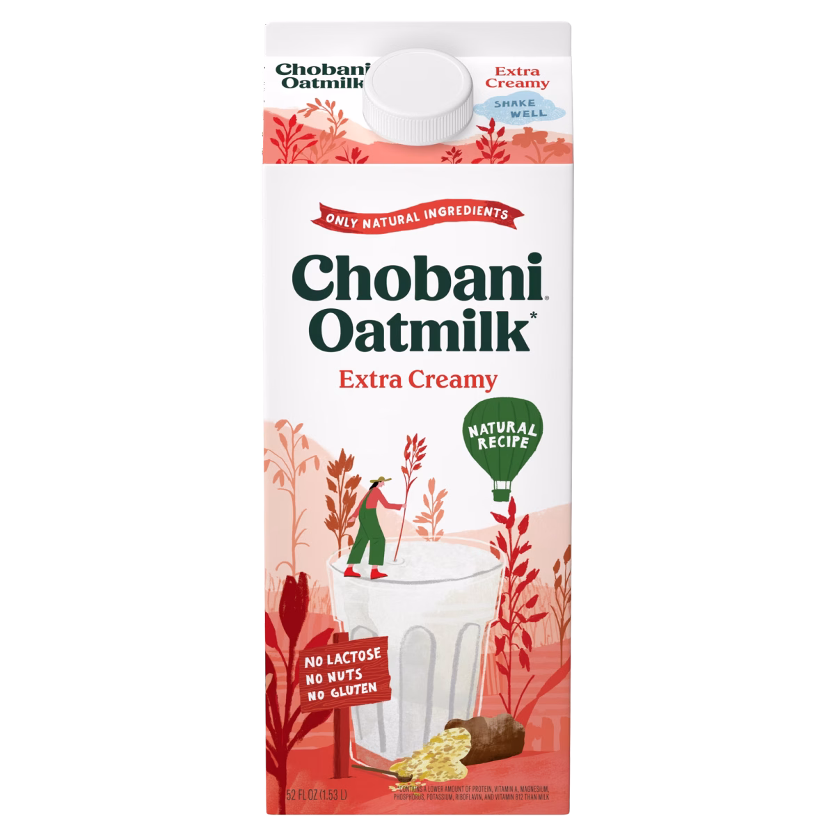 Chobani Oatmilk Extra Creamy 52 fl oz Carton