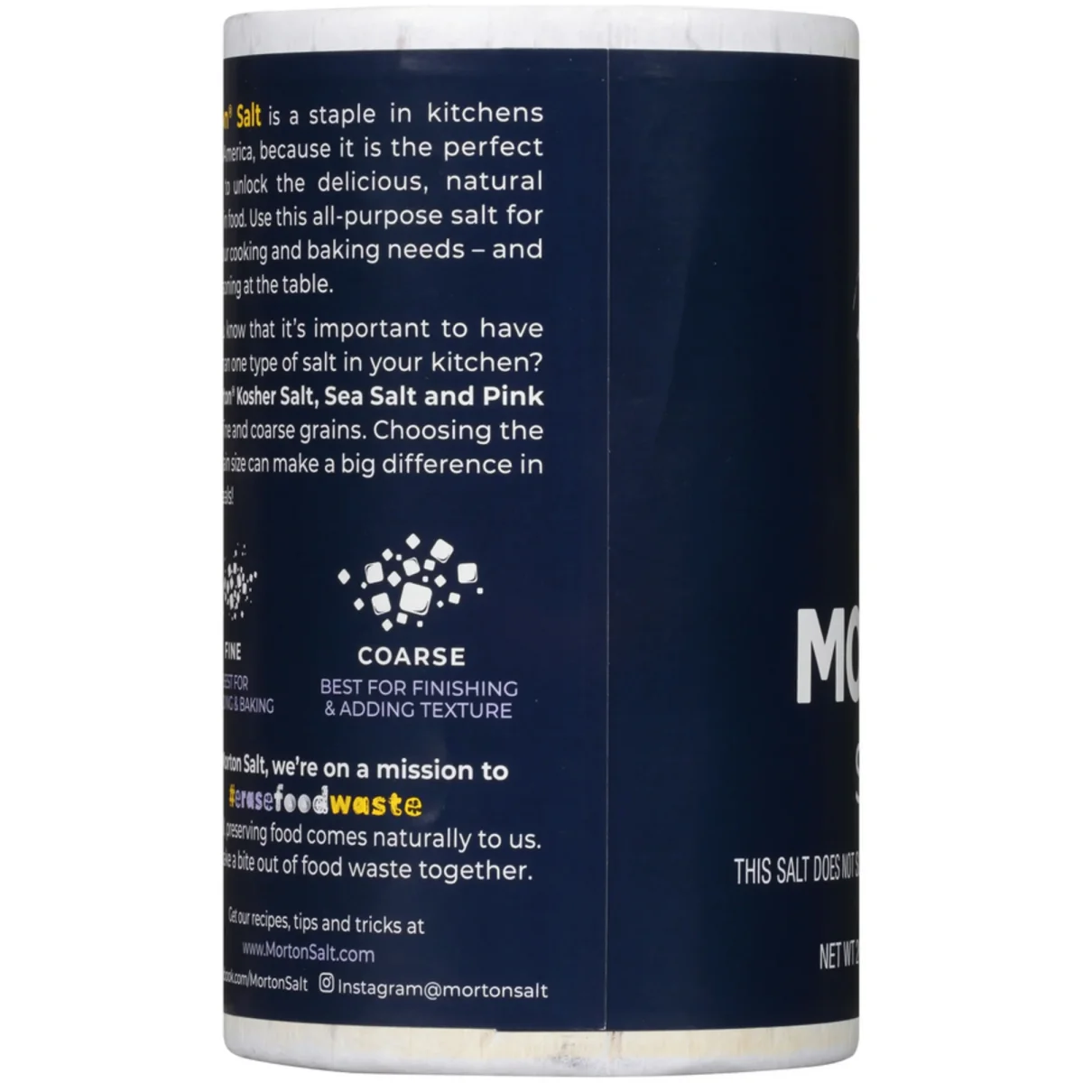 Morton® Salt, Plain, 26 oz Round Can