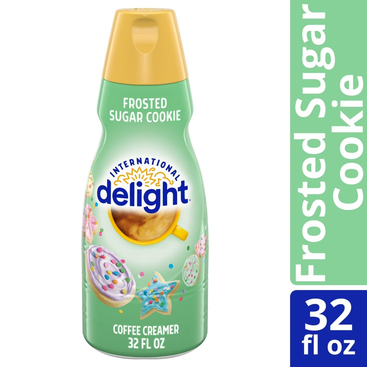 International Delight Coffee Creamer, Iced Sugar Cookie Flavor, 32 fl oz Bottle