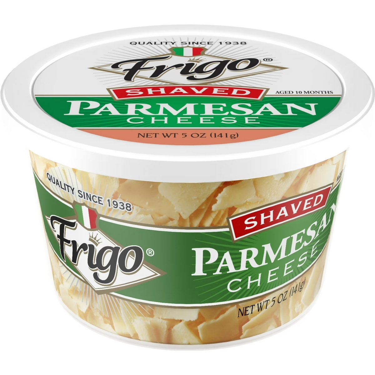Frigo Grated Parmesan Cheese, 5 oz Refrigerated Plastic Cup